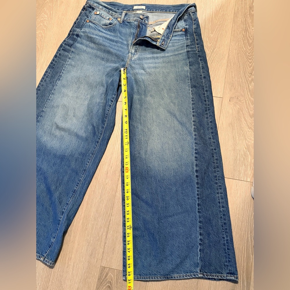 AE77 Premium Super Wide Side Stripe Jean - Picture 6 of 14